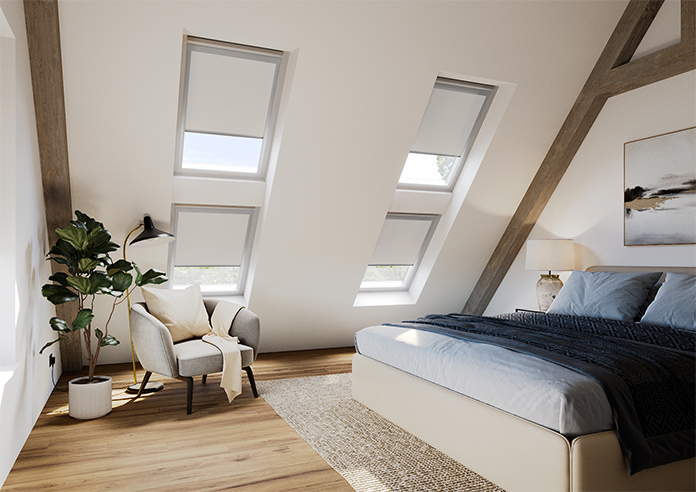 Trinity (Blackout), Soft Grey - Loft Blind - Image 6